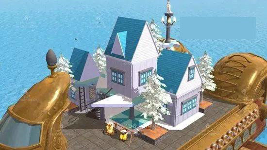 创造与魔法怎么在水上建房子
