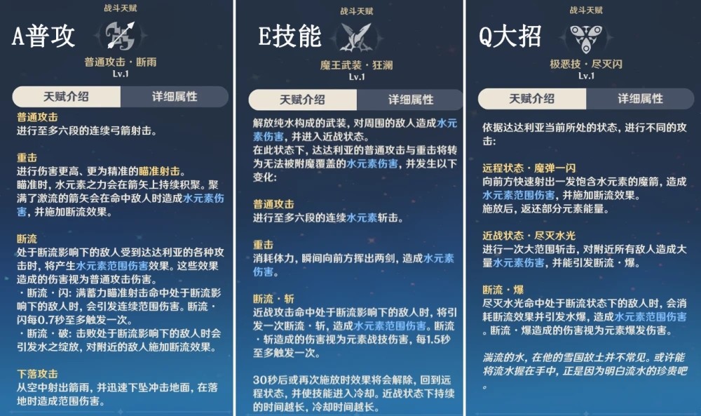 原神达达利亚怎么样 达达利亚玩法思路